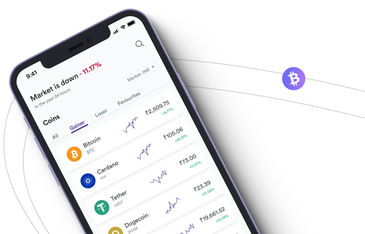 Oreton App  - Aproveite os mercados de criptografia e ganhe com o Oreton App 